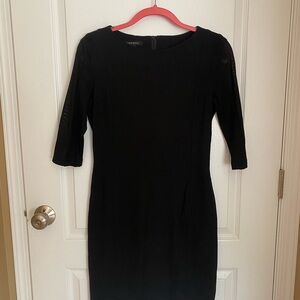 Express Black Long Sleeve Dress